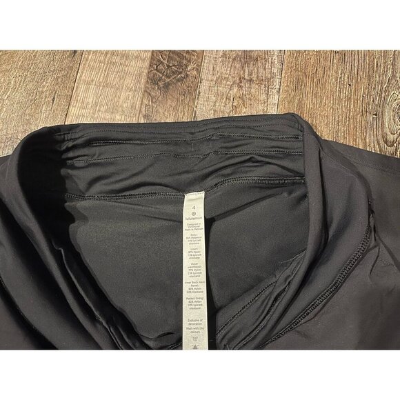 Lululemon Play Off The Pleats Skirt *13" Black Size 4 - Picture 7 of 8